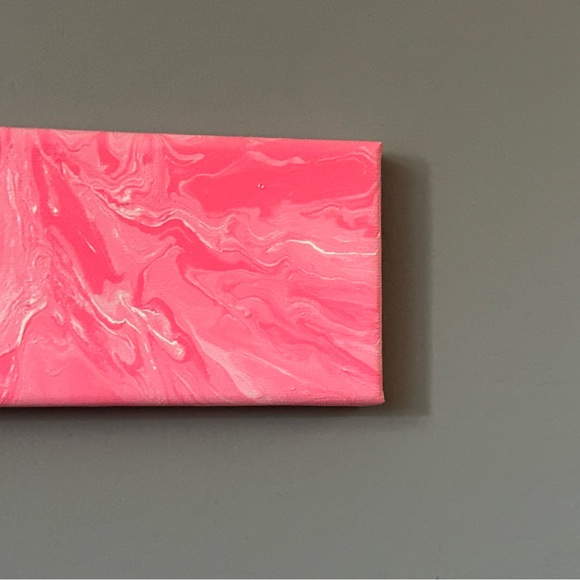 Abstract “We Wear Pink” Original Painting - Picture 11 of 11